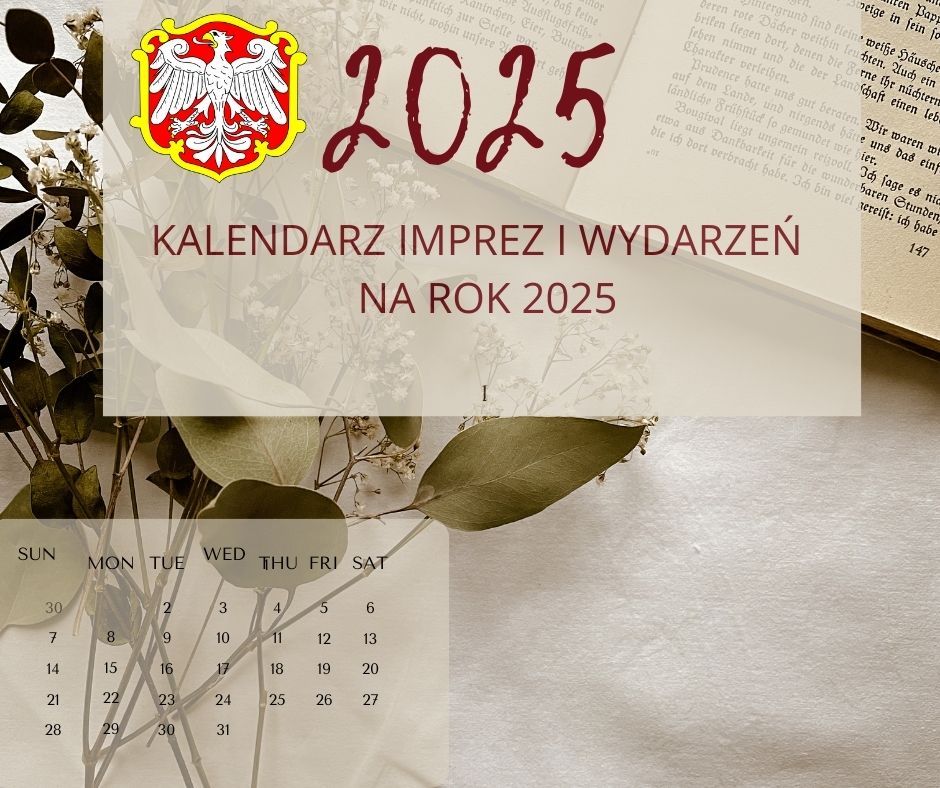Zgłoszenia do gminnego kalendarza imprez na 2025 rok 